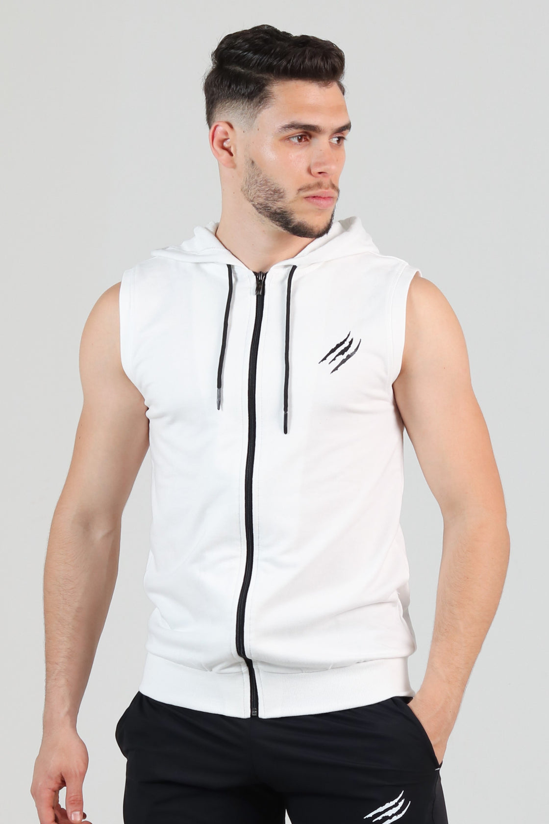 Savage Sleeveless Zip Hoodie - Predator