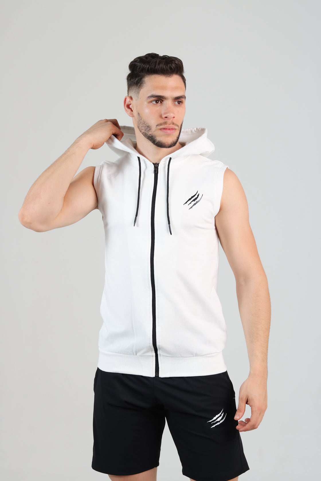 Savage Sleeveless Zip Hoodie - Predator