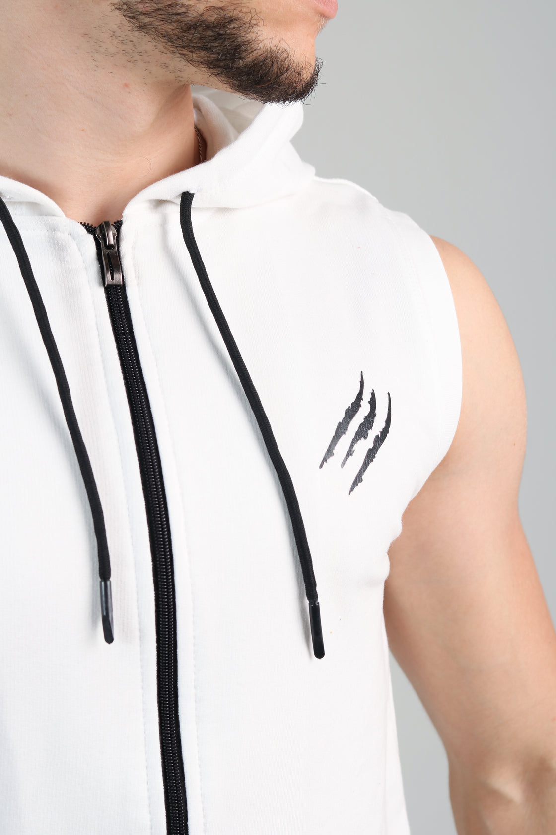 Savage Sleeveless Zip Hoodie - Predator