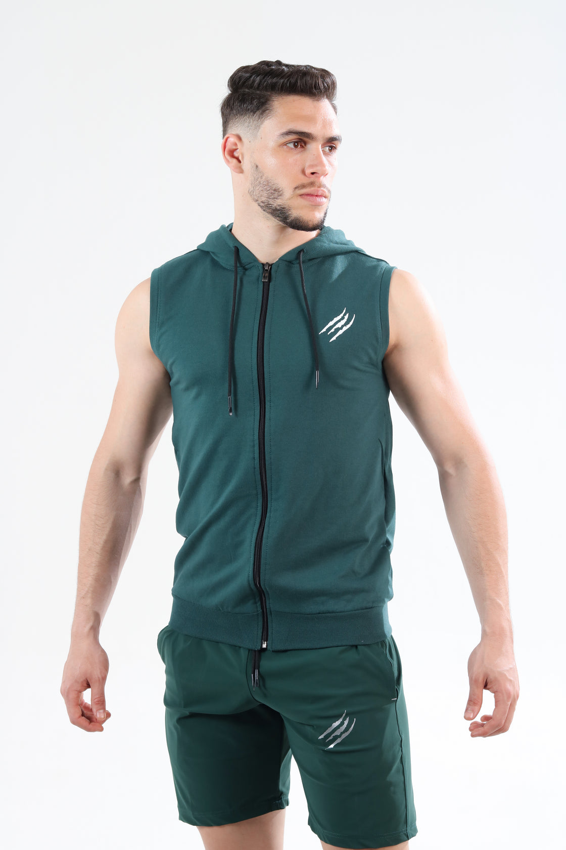 Savage Sleeveless Zip Hoodie - Predator