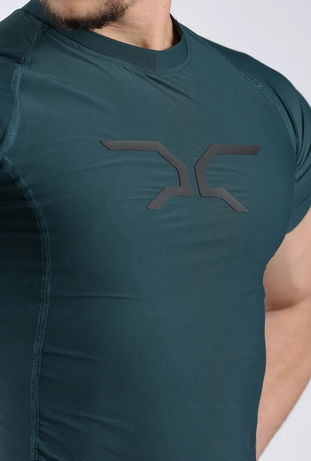 Elite Compression T-Shirt - Deep Green